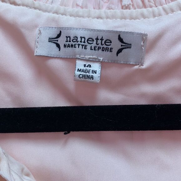 Nanette Laporte Sparkle Blush Dress Size 14 - Picture 4 of 6